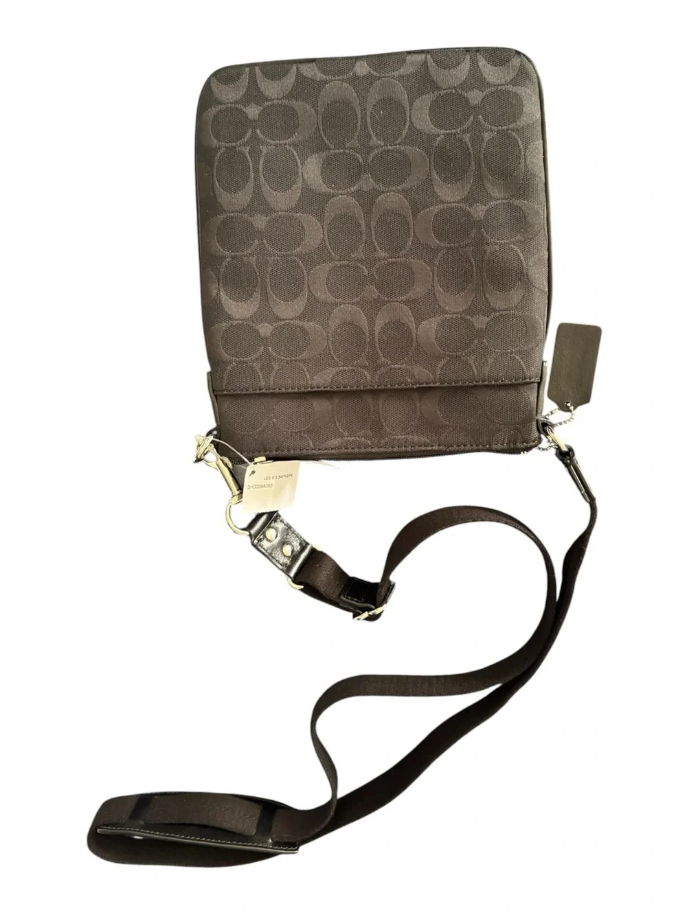 Coach Black Signature Canvas Small Crossbody